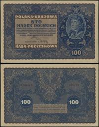 100 marek polskich 23.08.1919, seria IR-X, numer