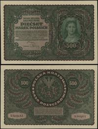 500 marek polskich 23.08.1919, seria II-AS, nume