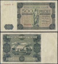 500 złotych 15.07.1947, seria G, numeracja 66483
