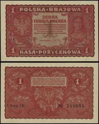 1 marka polska 23.08.1919, seria I-JR, numeracja