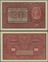 20 marek polskich 23.08.1919, seria II-BH, numer