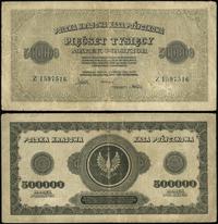 500.000 marek polskich 30.08.1923, seria Z, nume
