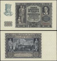 20 złotych 1.03.1940, seria B, numeracja 3611312