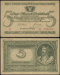 5 marek polskich 17.05.1919, seria IZ, numeracja