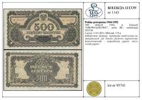 Polska, 500 złotych, 1944