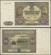 50 złotych 15.05.1946, seria S, numeracja 426104