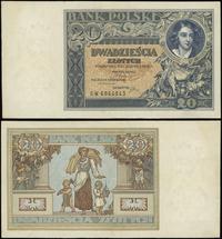 20 złotych 20.06.1931, seria DW, numeracja 69648