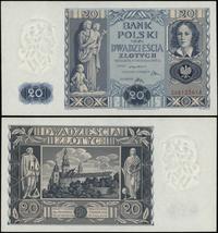 20 złotych 11.11.1936, seria DA, numeracja 81256