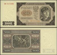 500 złotych 1.07.1948, seria BW, numeracja 04736