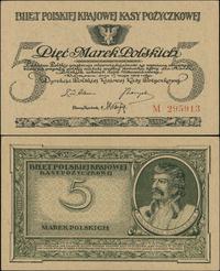 5 marek polskich 17.05.1919, seria M, numeracja 