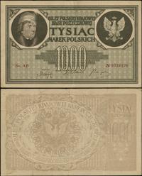 1 000 marek polskich 17.05.1919, seria AB, numer