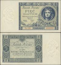 5 złotych 2.01.1930, seria DW., numeracja 400099
