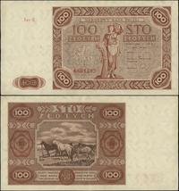 100 złotych 15.07.1947, seria G, numeracja 68614