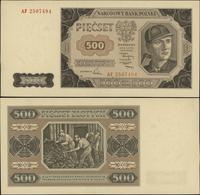 500 złotych 1.07.1948, seria AF, numeracja 25074