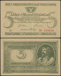 5 marek polskich 17.05.1919, seria IH, numeracja