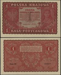 1 marka polska 23.08.1919, seria I-CW, numeracja