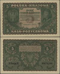 5 marek polskich 23.08.1919, seria II-X, numerac