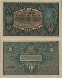 10 marek polskich 23.08.1919, seria II-K, numera