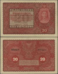 20 marek polskich 23.08.1919, seria II-Y, numera