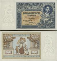 20 złotych 20.06.1931, seria CJ., numeracja 9948