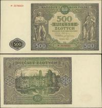 500 złotych 15.01.1946, seria M, numeracja 25760