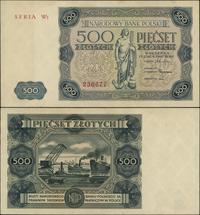 500 złotych 15.07.1947, seria W2, numeracja 2306