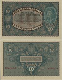 10 marek polskich 23.08.1919, seria II-AA, numer