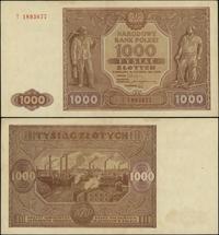 1 000 złotych 15.01.1946, seria T, numeracja 189