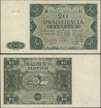 20 złotych 15.07.1947, seria B, numeracja 713181