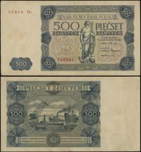 500 złotych 15.07.1947, seria D4, numeracja 2499