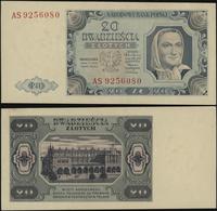 20 złotych 1.07.1948, seria AS, numeracja 925608