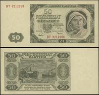 50 złotych 1.07.1948, seria BT, numeracja 921320