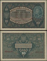 10 marek polskich 23.08.1919, seria II-AC, numer