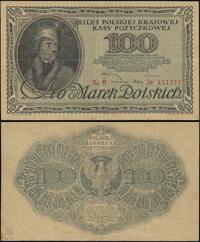 100 marek polskich 15.02.1919, seria B, numeracj
