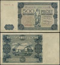 500 złotych 15.07.1947, seria B2, numeracja 4660