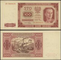 100 złotych 1.07.1948, seria CN, numeracja 70184