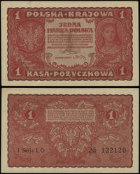 1 marka polska 23.08.1919, seria I-LO, numeracja