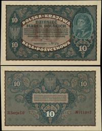 10 marek polskich 23.08.1919, seria II-DF, numer