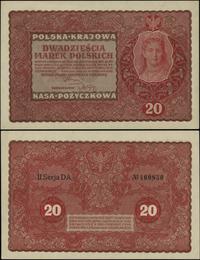 20 marek polskich 23.08.1919, seria II-DA, numer