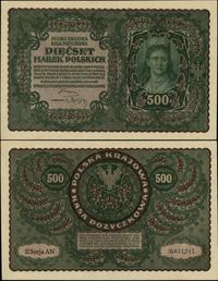 500 marek polskich 23.08.1919, seria II-AN, nume