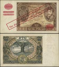 100 złotych 1939, nadruk na banknocie emisji 9.1