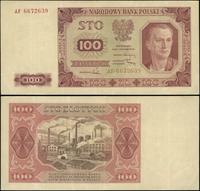 100 złotych 1.07.1948, seria AF, numeracja 66726
