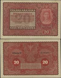 20 marek polskich 23.08.1919, seria II-W, numera
