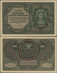500 marek polskich 23.08.1919, seria I-BR, numer