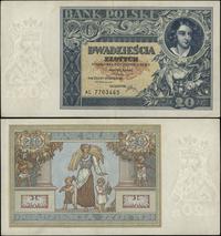20 złotych 20.06.1931, seria AC., numeracja 7703