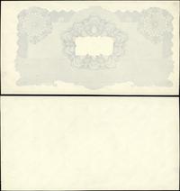 niedokończony druk banknotu 100 złotych 1944, na