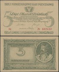 5 marek polskich 17.05.1919, seria IQ, numeracja