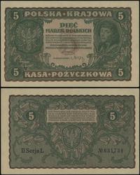 5 marek polskich 23.08.1919, seria II-L, numerac