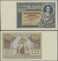 20 złotych 20.06.1931, seria DM., numeracja 7383