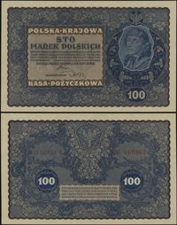 100 marek polskich 23.08.1919, seria IJ-X, numer